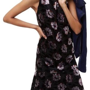 Ann Taylor Loft crushed velvet sleeveless dress